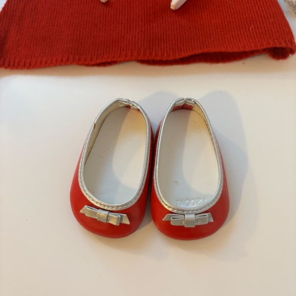 American Girl Doll 2010 Retired Ruby And Ribbon Dress Holiday Outfit in … - Picture 8 of 12